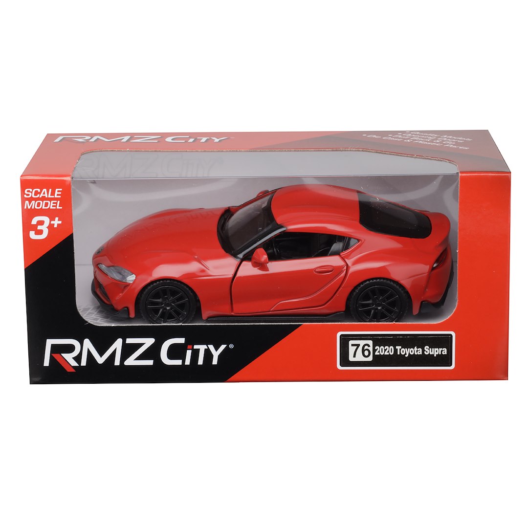 1:36 RMZ Toyota Supra modell piros – kép 4