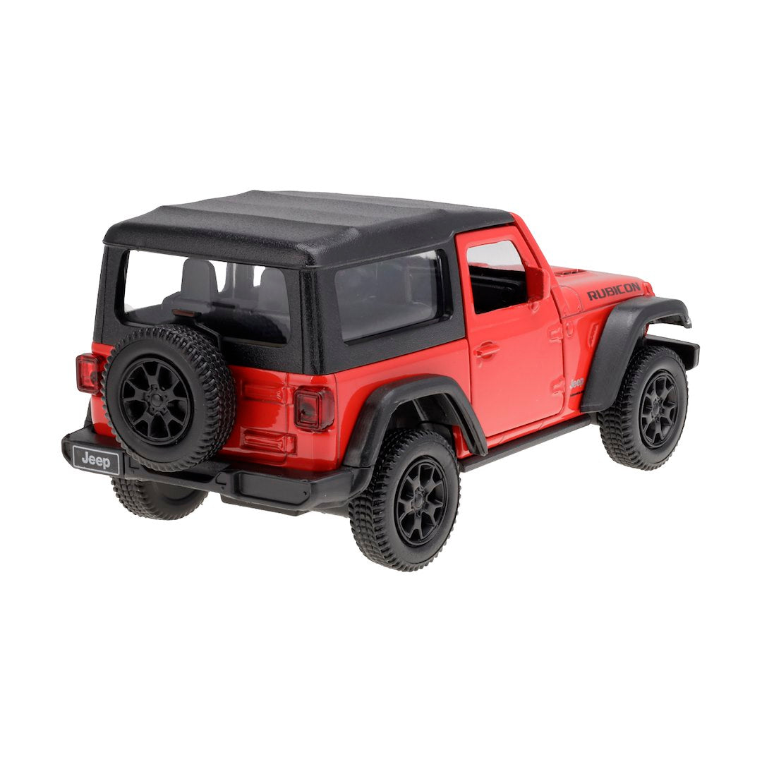 1:35 RMZ modell Jeep Wrangler Rubicon 2021 kabrió piros – kép 3