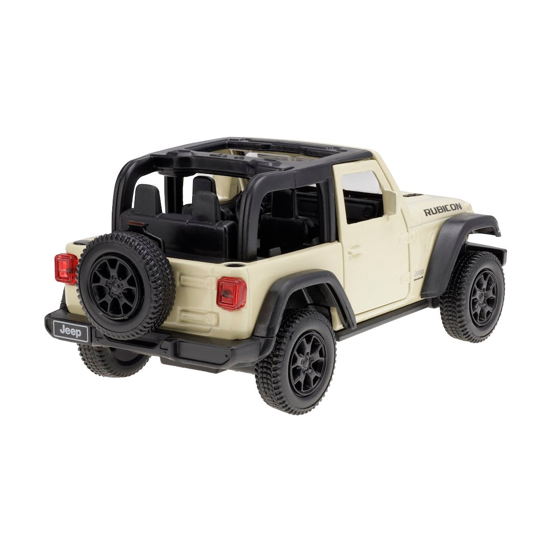 1:35 RMZ modell Jeep Wrangler Rubicon 2021 kabrió krémszínű – kép 3