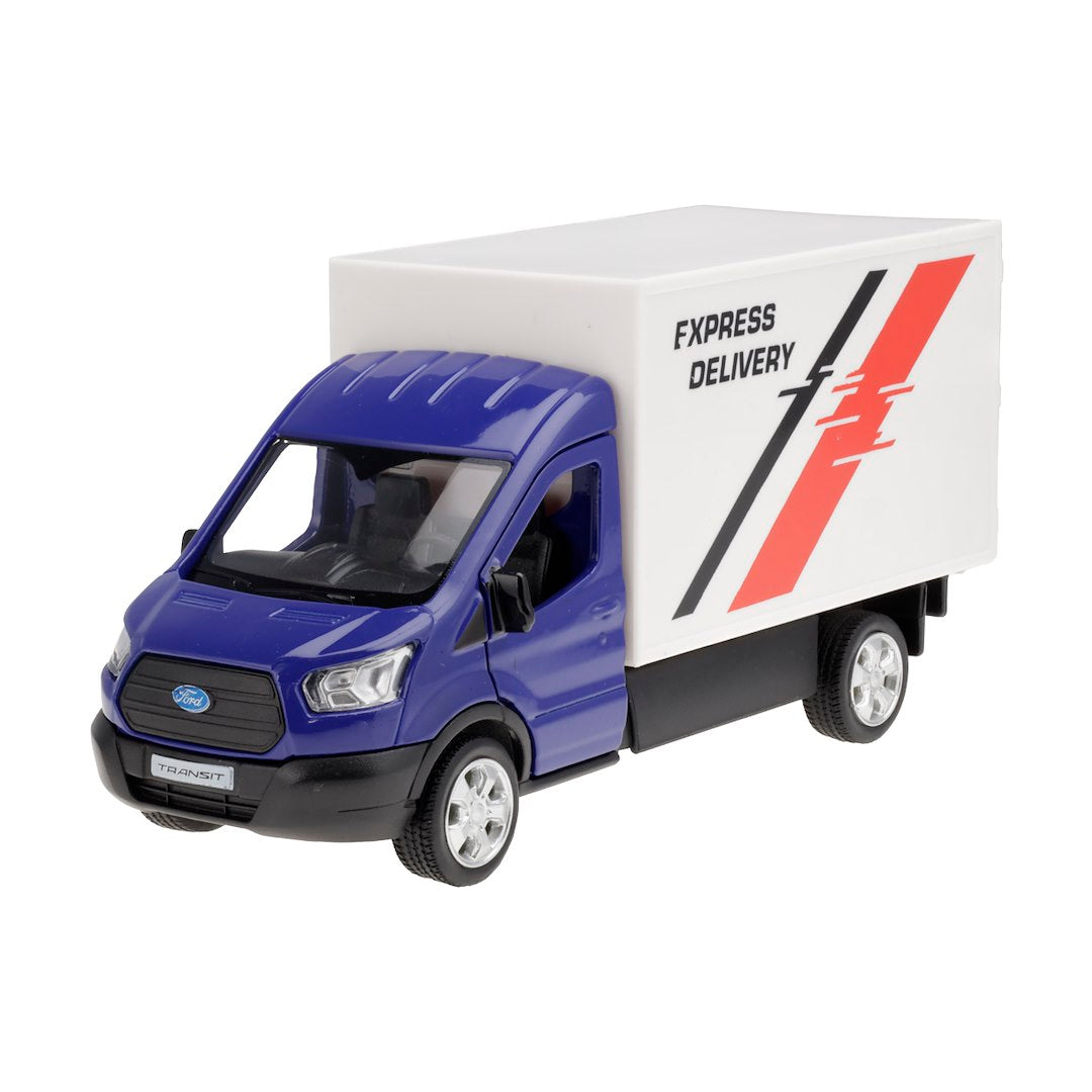 1:43 RMZ Ford Transit Chassis Cab 2018 kék modell – kép 2