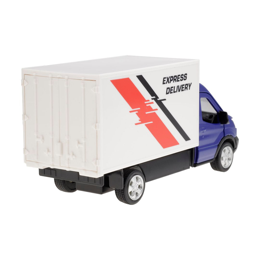 1:43 RMZ Ford Transit Chassis Cab 2018 kék modell – kép 3