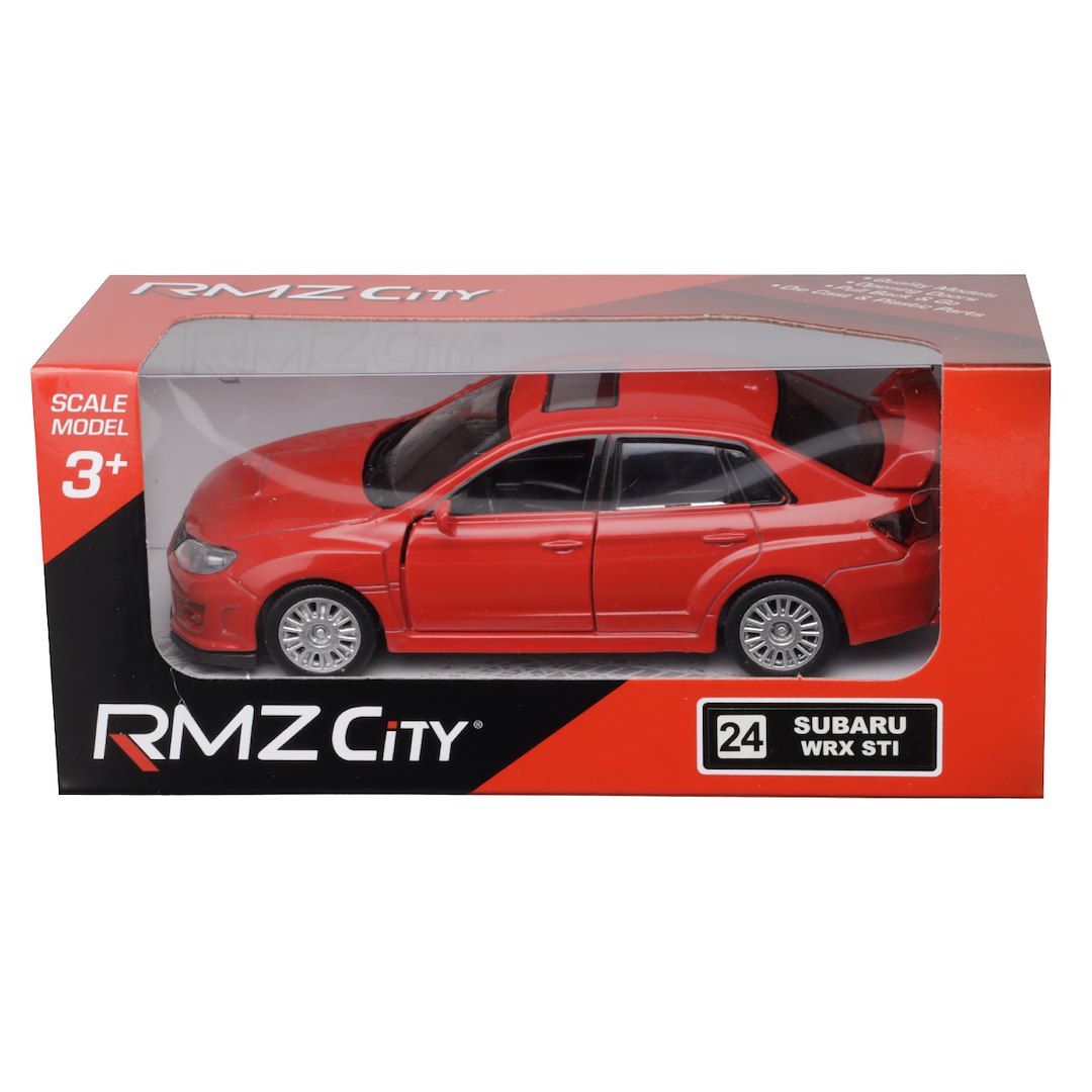 1:36 RMZ Subaru WRX STI 2010 piros modell – kép 4