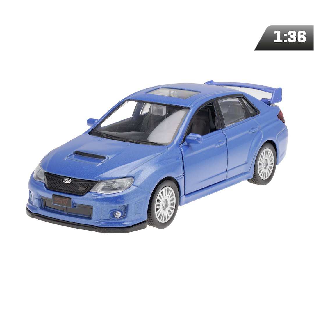 1:36 RMZ Subaru WRX STI 2010, kék modell