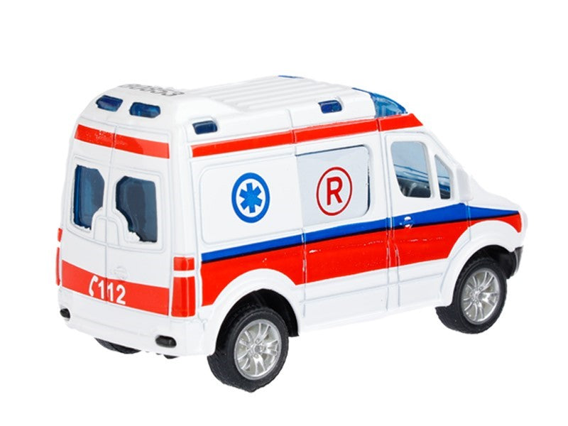 1:50 es modell Mercedes Benz Sprinter Mini EMERGENCY fehér – kép 2
