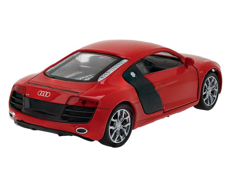 1:32 es modell 2009 es Audi R8 Coupe V10 piros – kép 3