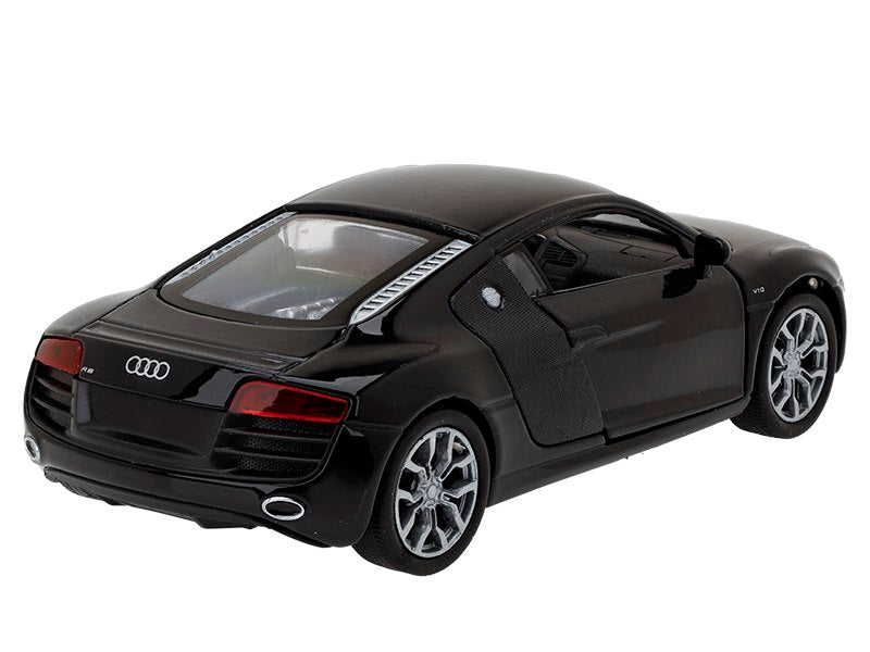 1:34 es modell 2009 Audi R8 Coupe V10 fekete – kép 3