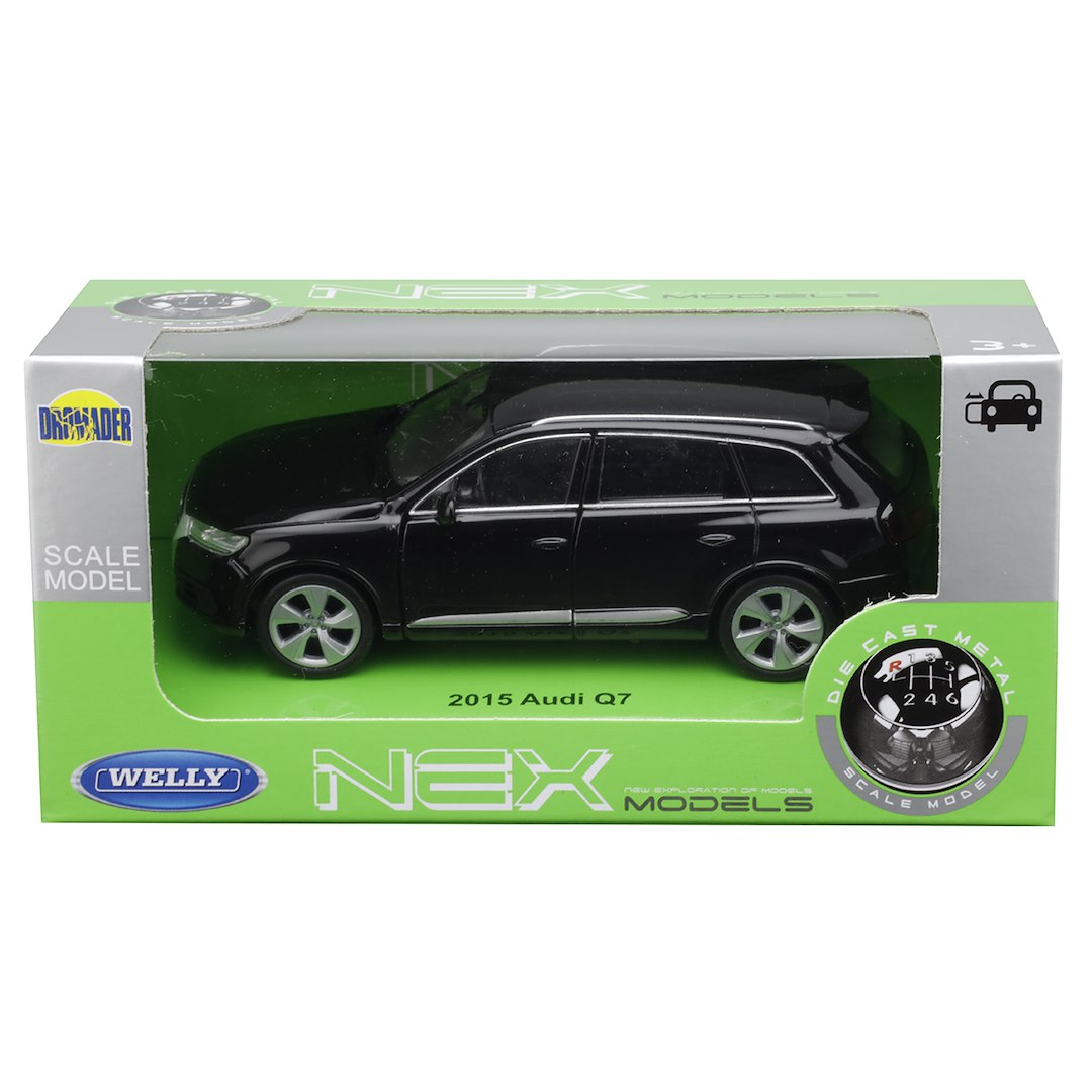 1:34 es modell Audi Q7 2015 fekete – kép 4