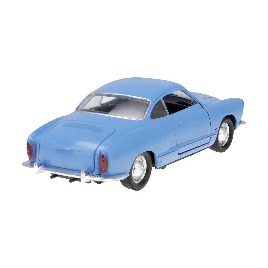 1:34 es modell VW Karmann Ghia Coupe kék – kép 3