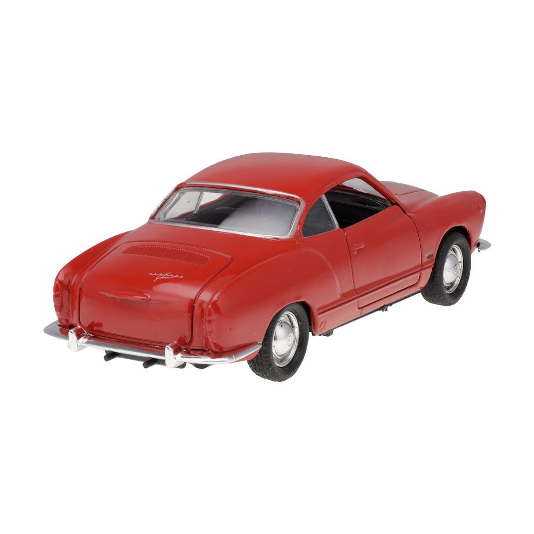 1:34 es modell VW Karmann Ghia Coupe piros – kép 3