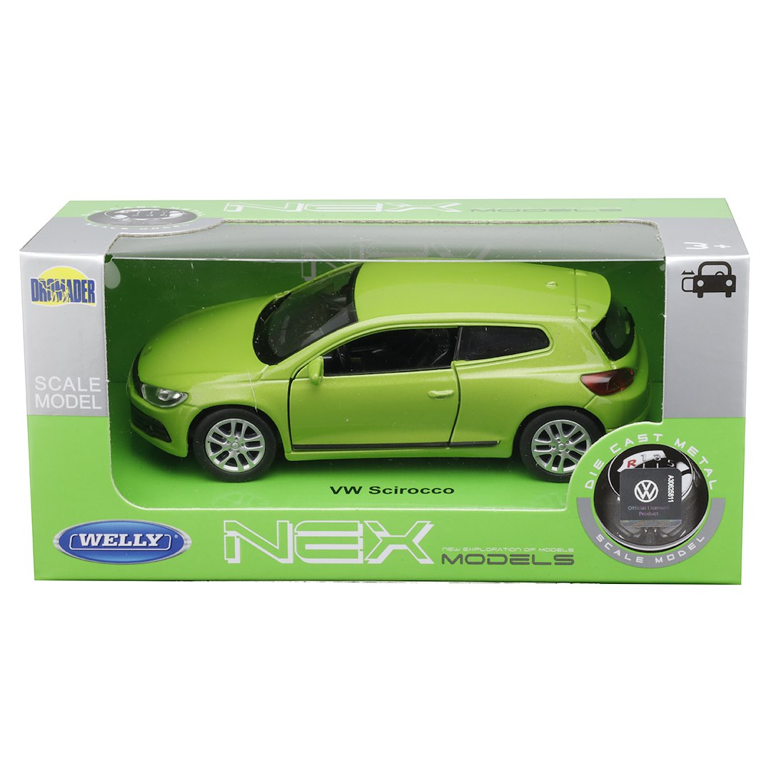 1:34 es modell VW Scirocco zöld – kép 4