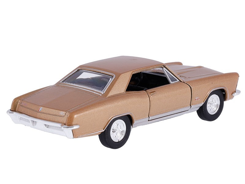 1:34 es modell 1965 Buick Riviera Gran Sport arany A00875BRZL – kép 3