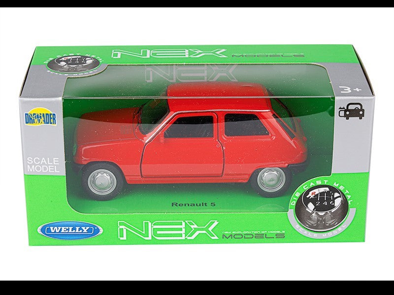 1:34 es modell Renault 5 piros A884REN5C – kép 4