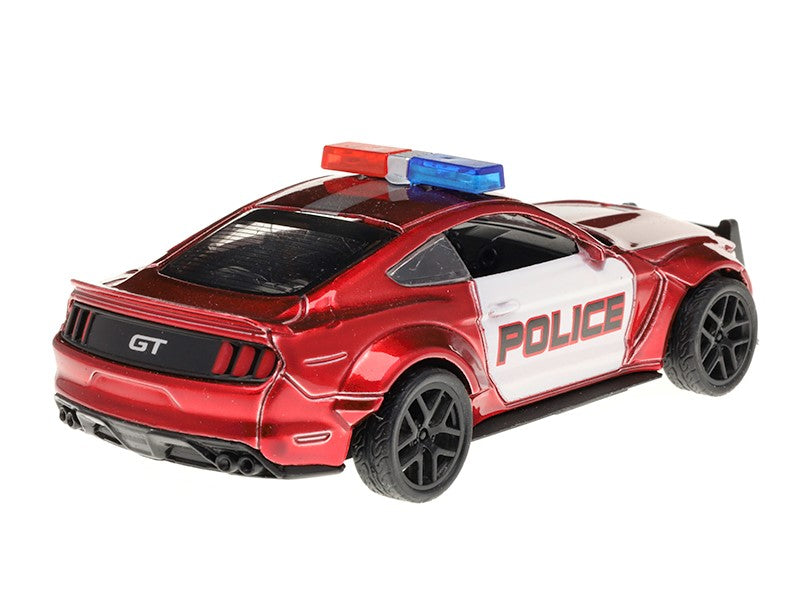 Modell Dodge Challenger CRASH CAR rendőrség piros A02400PC – kép 3