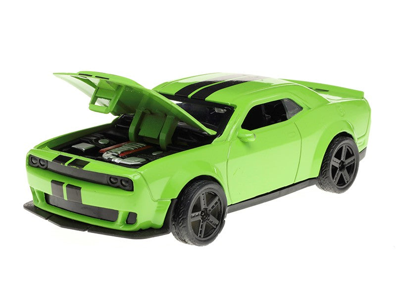 Modell Dodge Challenger CRASH CAR aquamarin A02400SL – kép 2