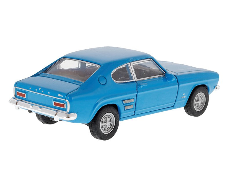 1:34 es modell 1969 Ford Capri kék A880FCN – kép 3