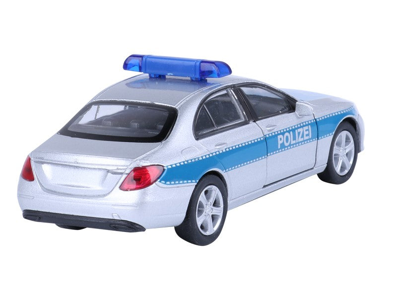 Modell 1:34 2016 MERCEDES BENZ E osztály POLIZEI ezüst A876MBEPS – kép 2