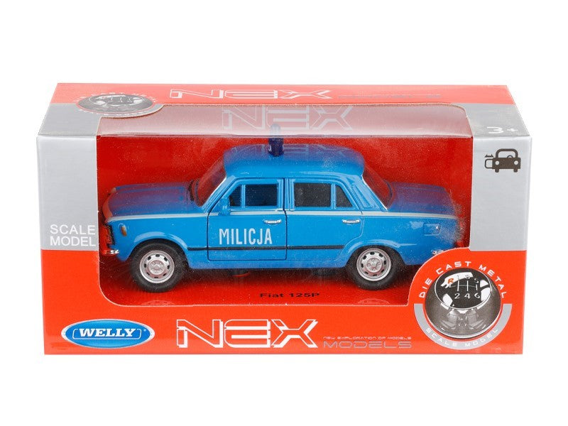 1:34 es modell PRL FIAT 125p MILICJA kék A884F125MIN – kép 3