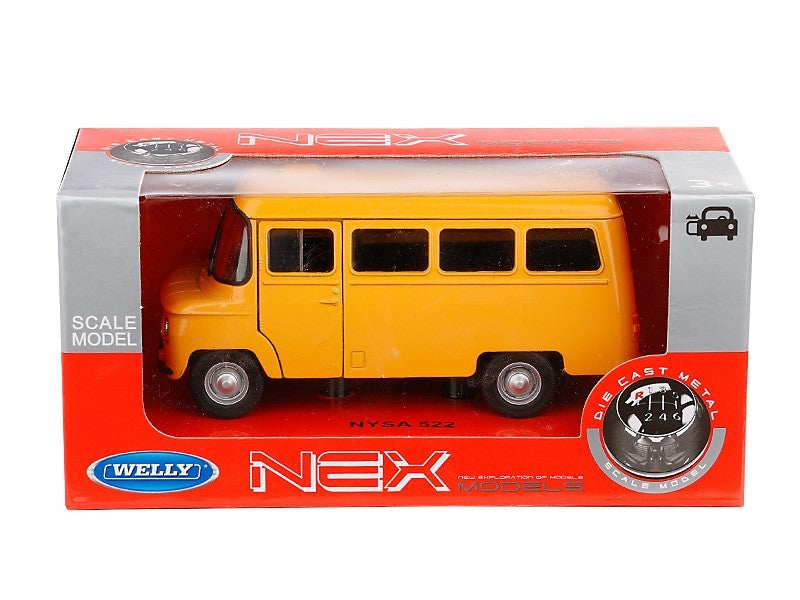 1:34 es modell PRL Nysa 522 narancssárga A884N522P – kép 3