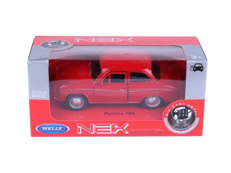 1:34 es modell PRL Syrena 105 piros A884S105C – kép 3