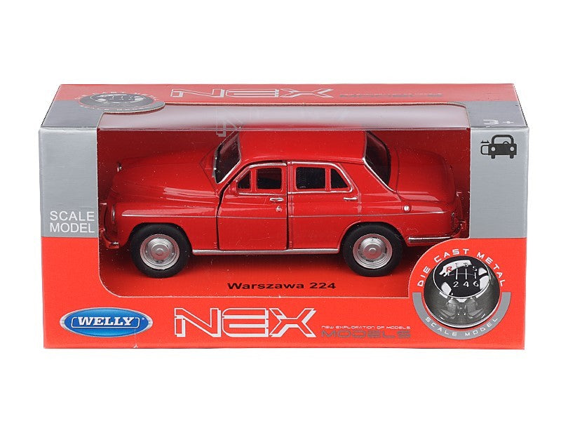 1:34 es modell PRL Warszawa 224 piros A884W224C – kép 3