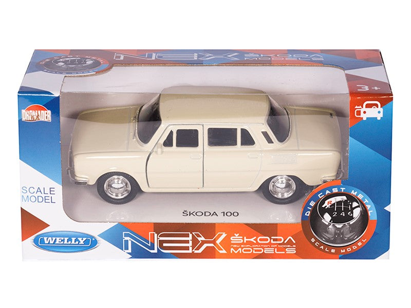1:34 es modell ŠKODA 100 krémszínű A02856S1K – kép 4