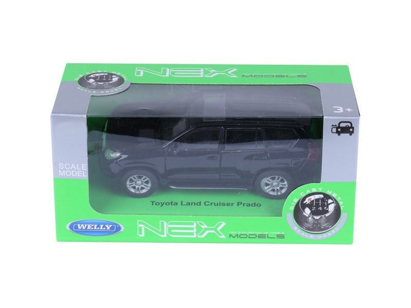 1:34 es modell TOYOTA Land Cruiser Prado fekete A880TLCPC – kép 3