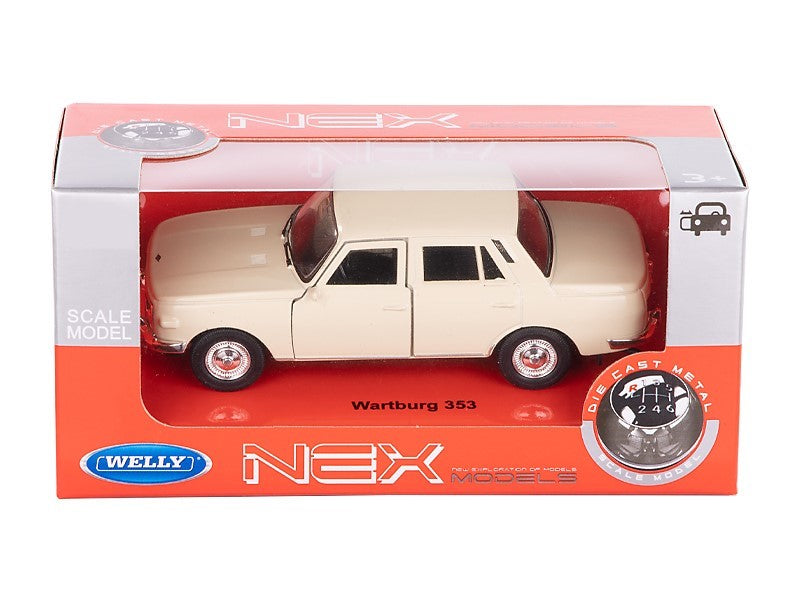 1:34 es modell WARTBURG 353 krémszínű A884W353K – kép 3