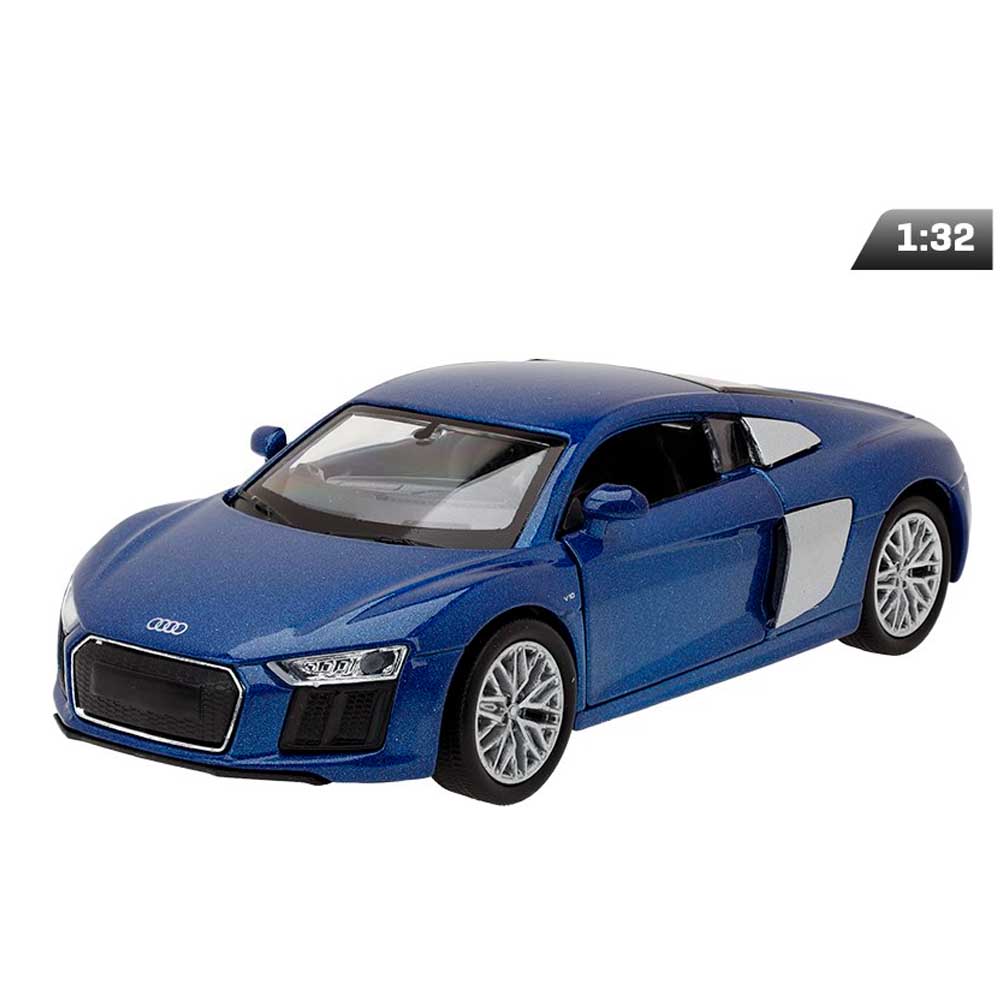 Audi R8 Coupé V10 2016 modellautó – 1:32, kék