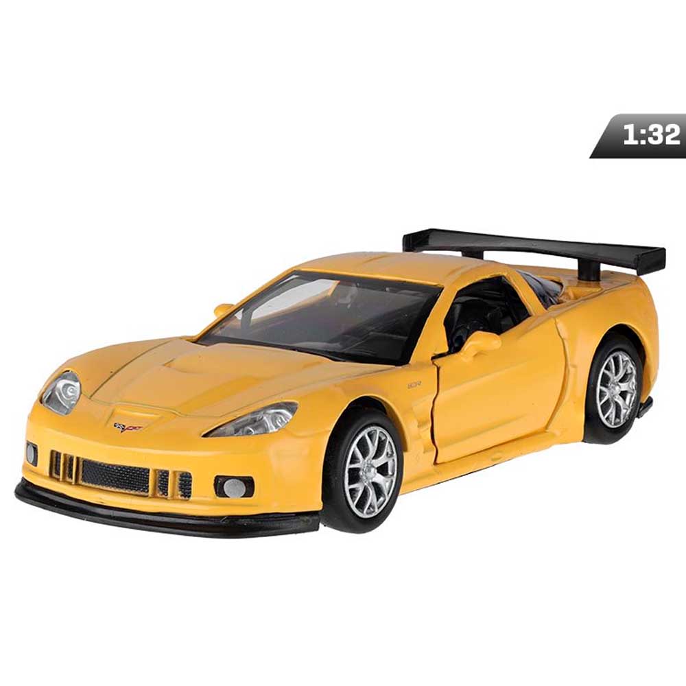 Chevrolet Corvette C6.R modellautó 1:32 – RMZ, sárga
