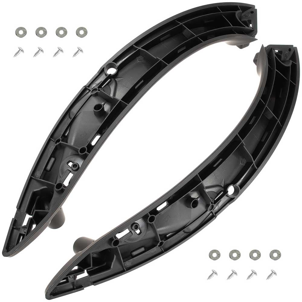 BMW 3 F30/F31/F80 első ajtóbehúzó borítás szett (fekete, bal + jobb) 2011-2019