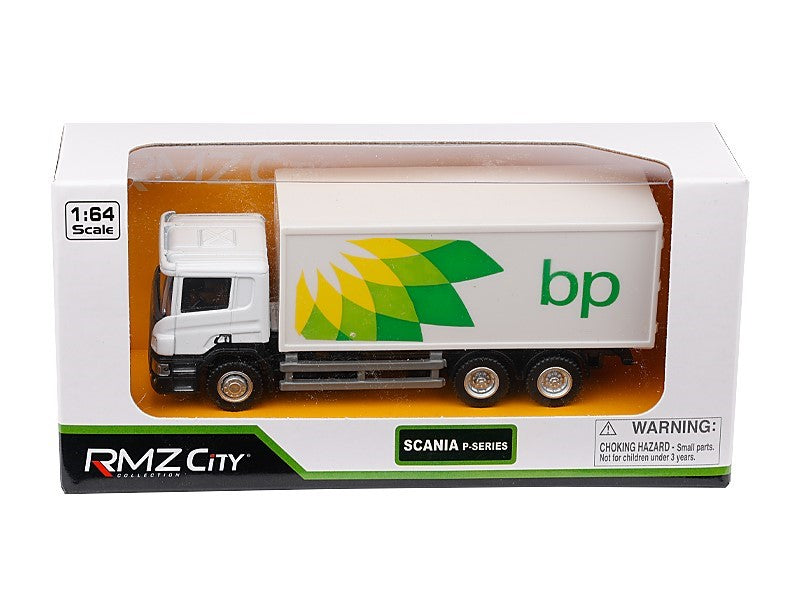 1:64 es modell SCANIA P sorozat BP teherautó fehér – kép 3
