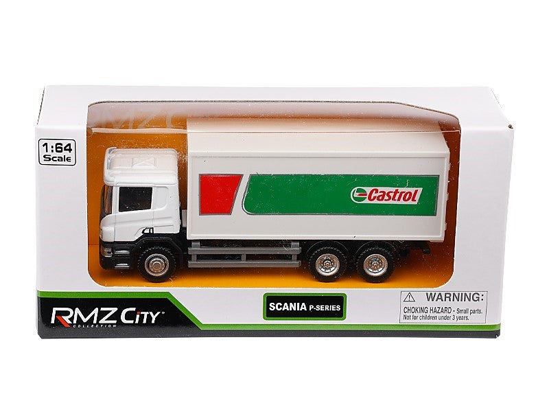 1:64 es modell SCANIA P sorozat Castrol teherautó fehér – kép 3