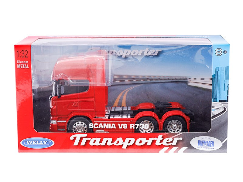 1:32 es modell SCANIA V8 R730 piros C12671SV8C – kép 4