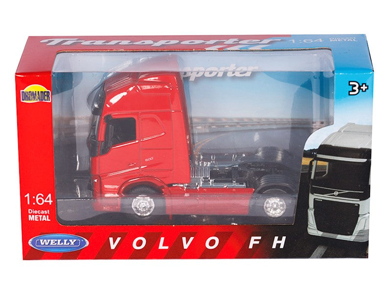 1:64 es modell VOLVO FH traktor piros C00802VFCC – kép 4