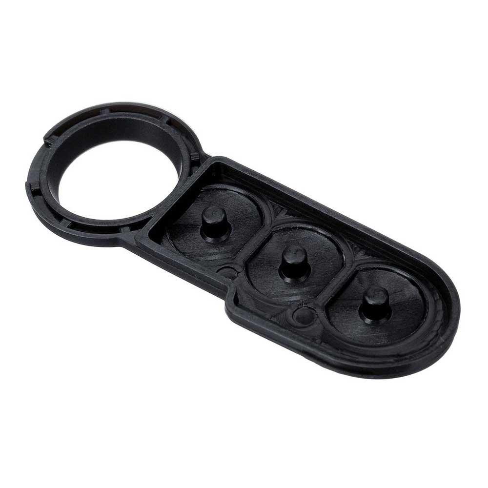 Fekete színű, 3 gombos Citroen kulcs és kulcs gombsor.