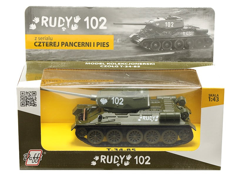 1:43 as modell T 34 85 RUDY 102 harckocsi – kép 4