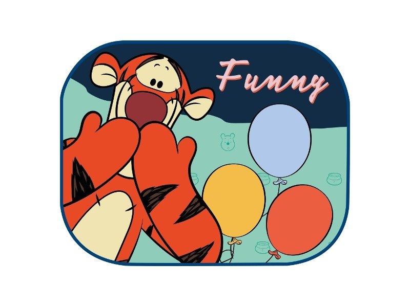 Napellenző 44x35 cm Micimackó és Tigris 2 db – kép 3