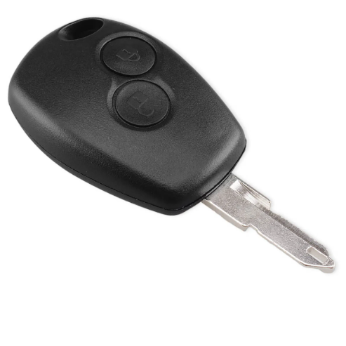 Dacia kulcs szilikon tok 2 gombos - Fekete