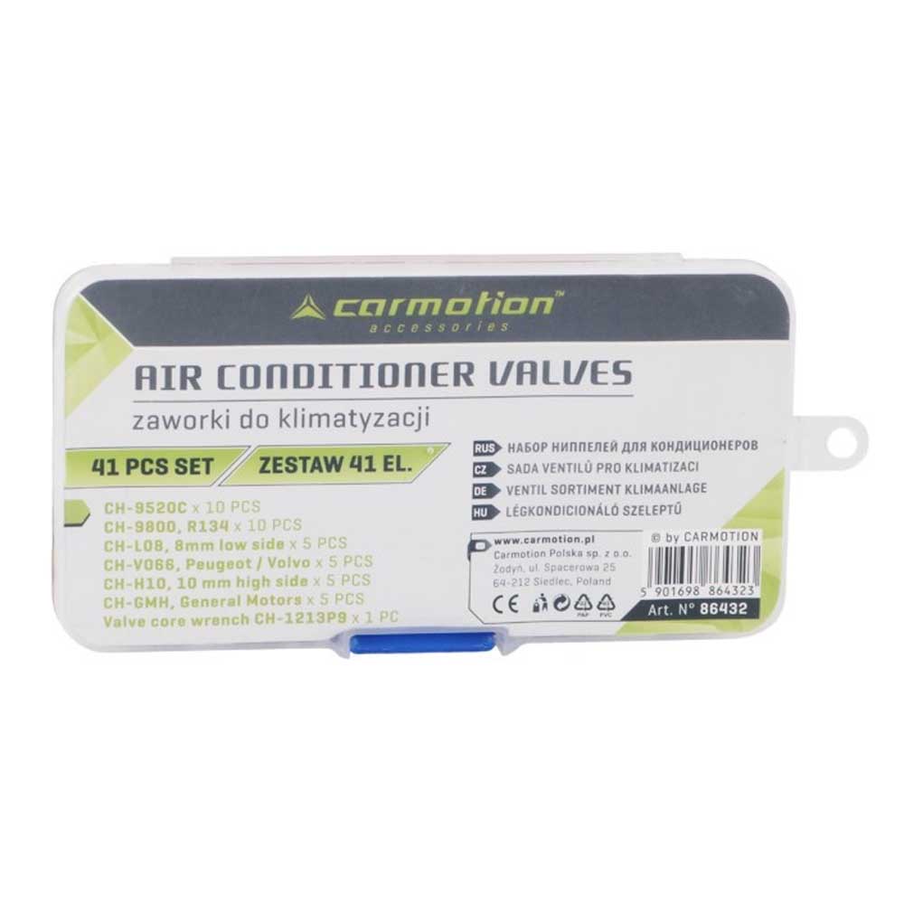 Klímaszelep készlet kulccsal (41 db-os)