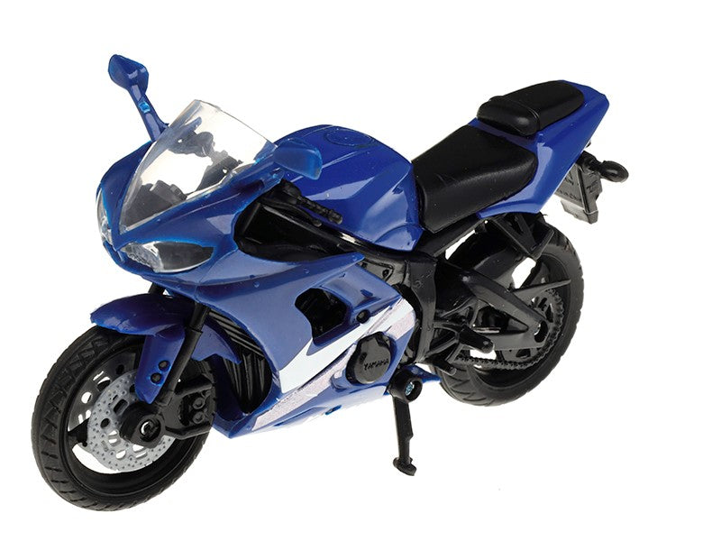 1:18 as modell Yamaha YZF R6 kék – kép 2