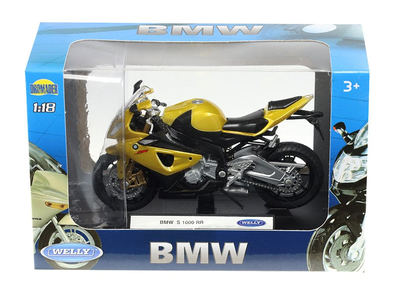 1:18 as modell BMW S1000 RR arany színű – kép 4