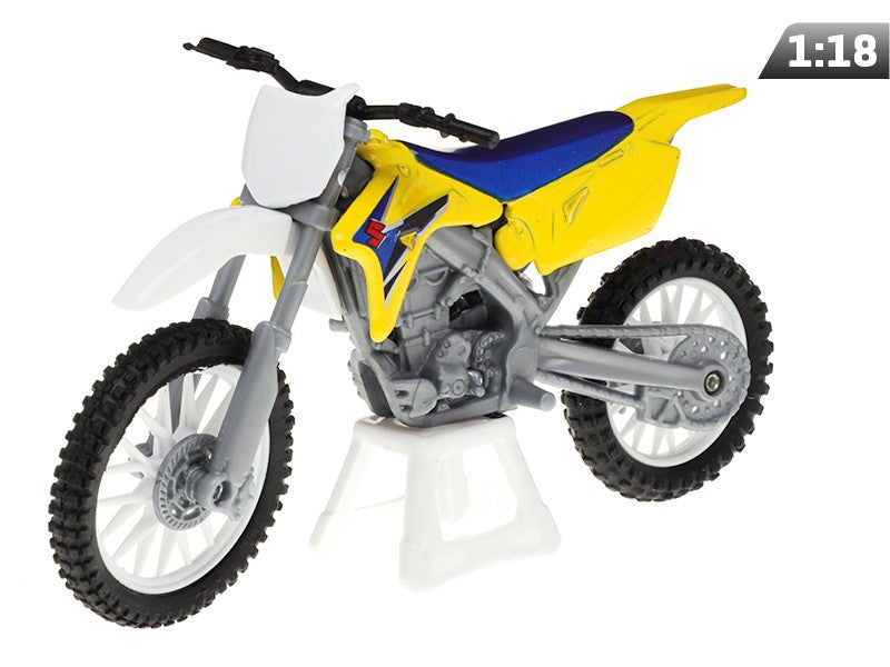 1:18-as modell, SUZUKI RM-Z450, sárga (M05604CZ)