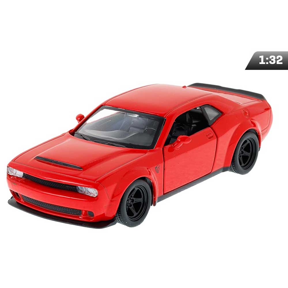 Dodge Challenger SRT modellautó 1:32 – RMZ, piros
