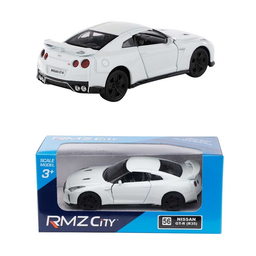 Nissan GT-R R35 modellautó 1:32 – RMZ, fehér