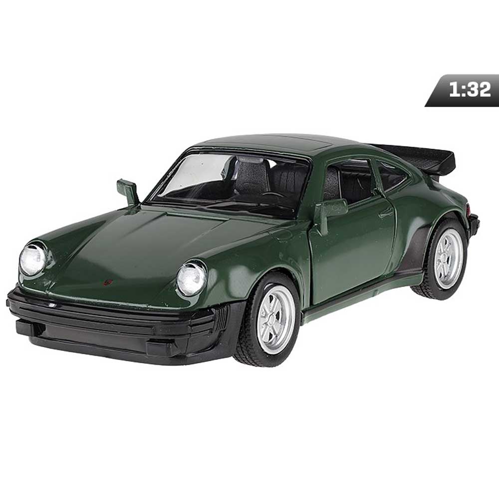 Porsche 911 Turbo 3.3 modellautó 1:32 – RMZ, sötétzöld