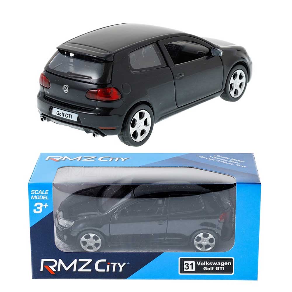 Volkswagen Golf GTI modellautó 1:32 – RMZ, fekete
