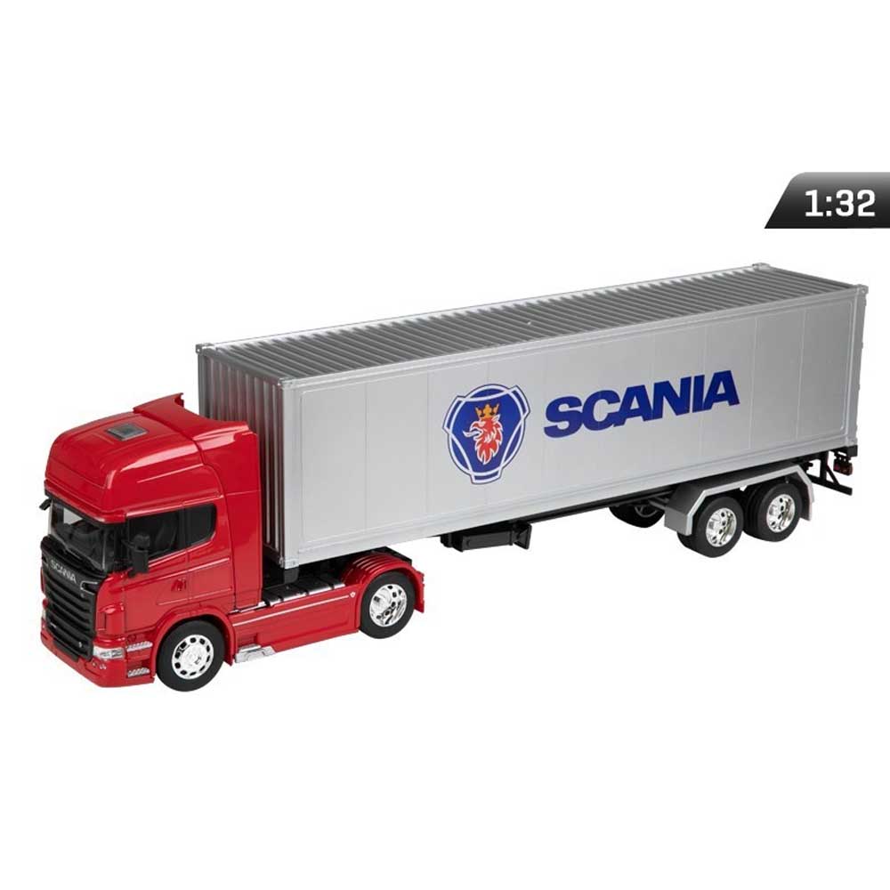 Scania V8 R730 nyergesvontató modell 1:32 – piros vontató