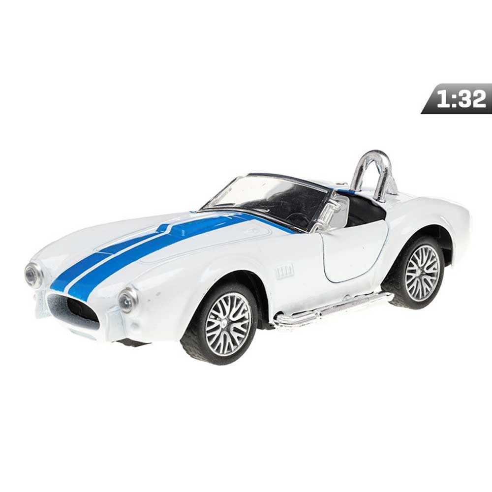 Shelby Cobra modellautó 1:32 – fehér