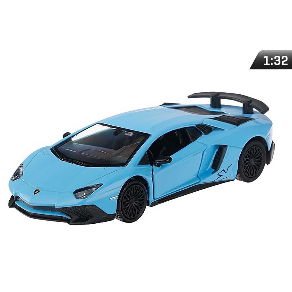 Lamborghini Aventador LP750-4 SV modellautó 1:32 – RMZ, kék