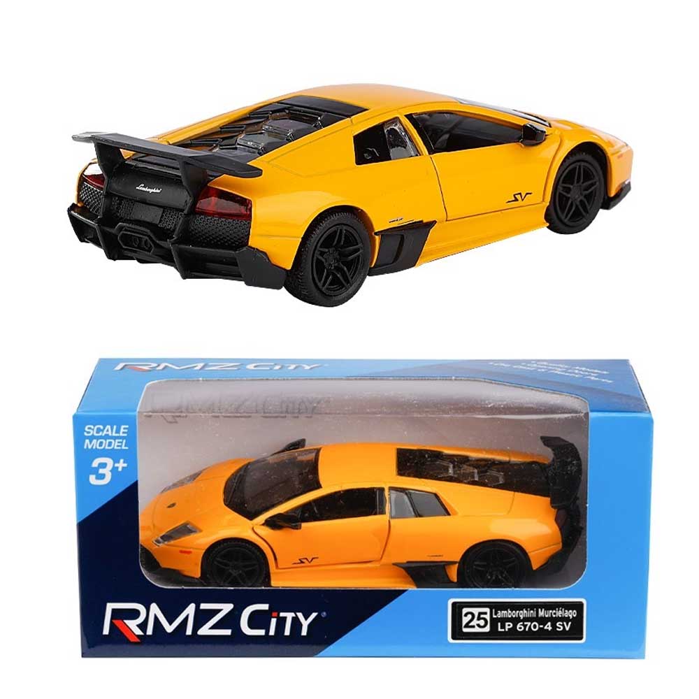 Lamborghini Murcielago LP670-4 SV modellautó 1:32 – RMZ, sárga